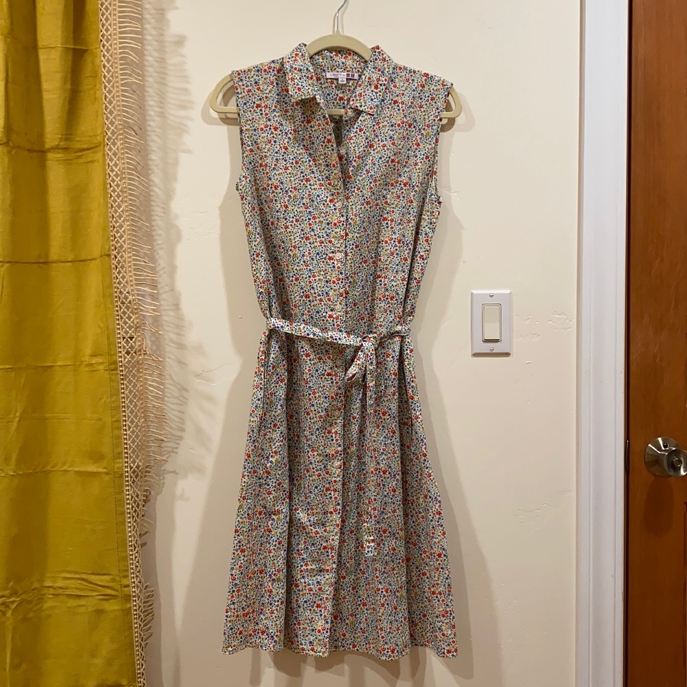 Liberty of London x Uniqlo floral linen dress